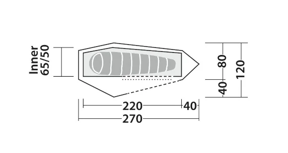 Arrow Head 100 Trekking Tent - Image 5