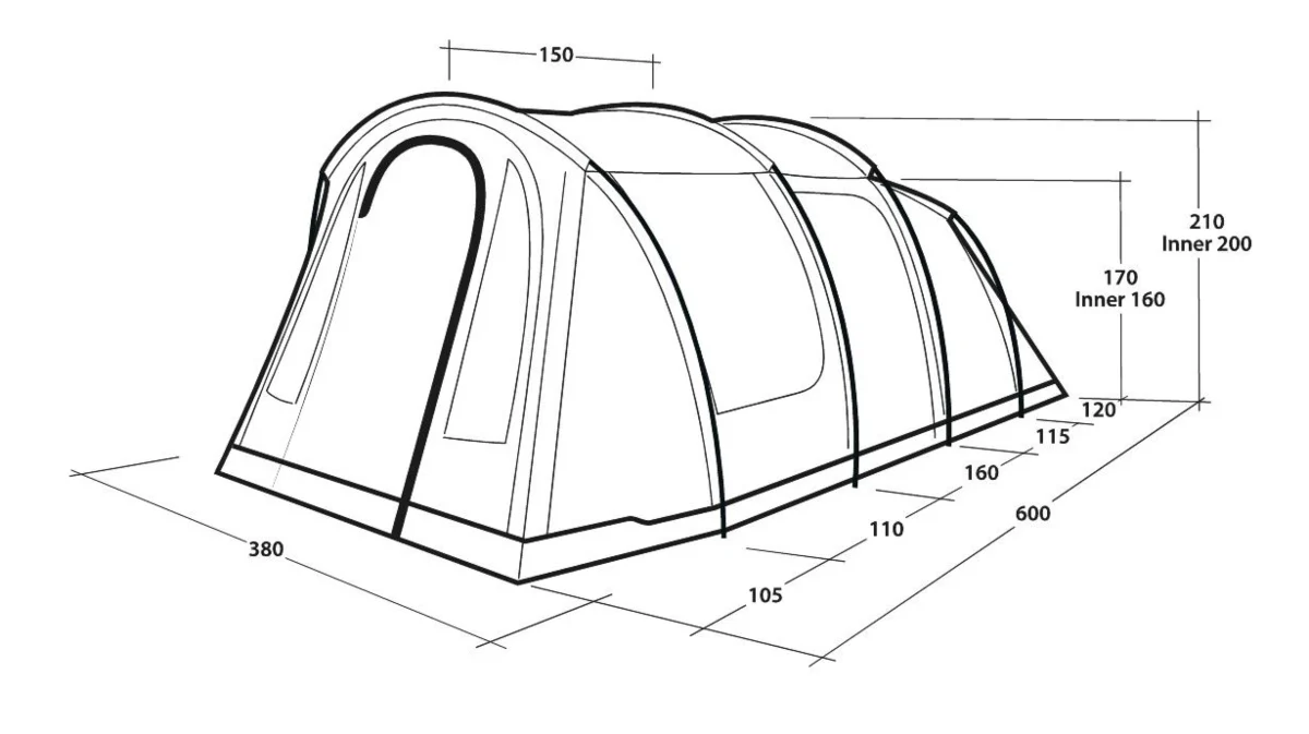 Rockwell 6 Poled Tent - Image 3