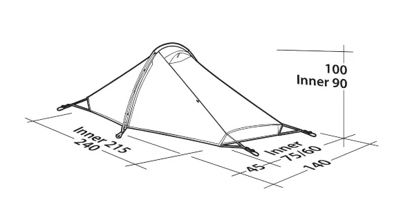 Starlight 1 Trekking Tent - Image 6